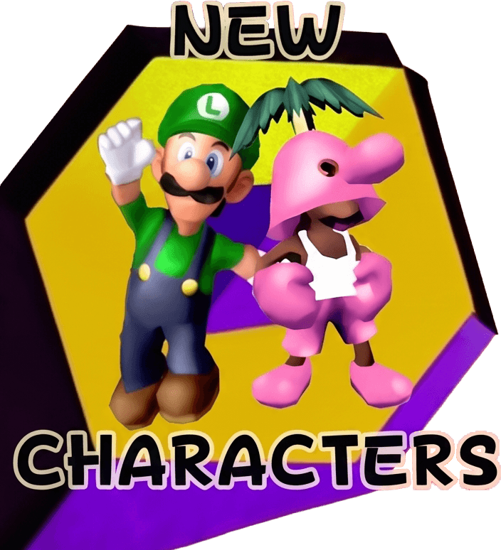 Super Mario Eclipse new playable characters artwork