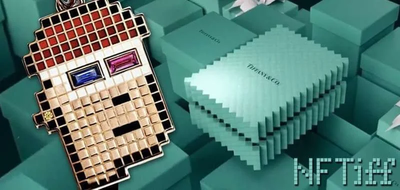 Tiffany & Co. NFTiff pendant campaign with Punk motif