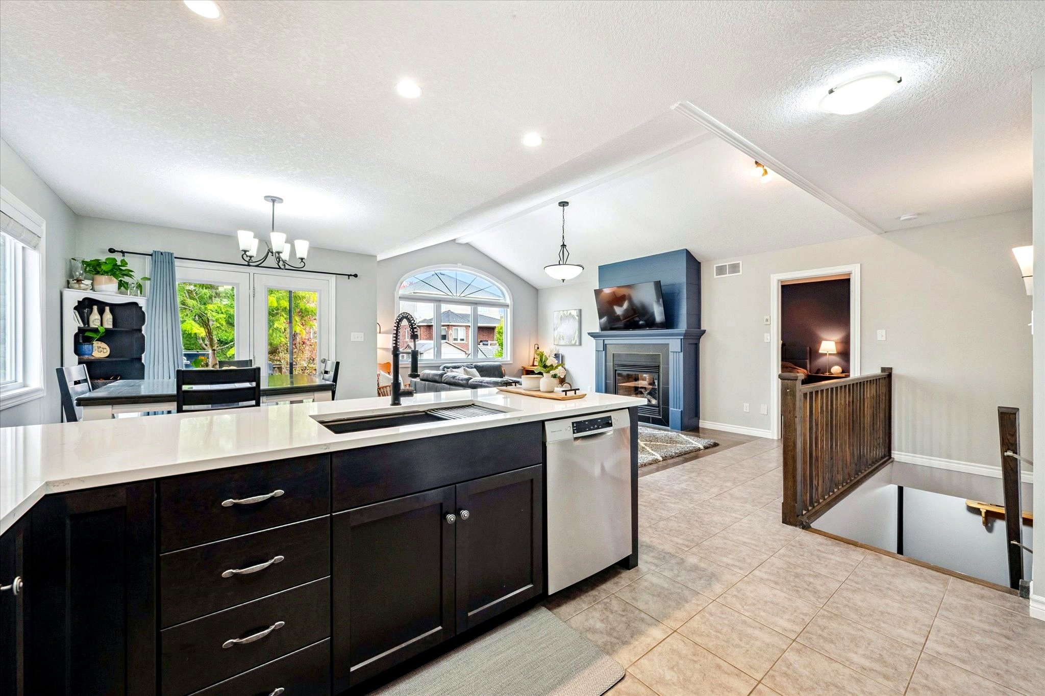 Professionally staged and photographed Centre Wellington home interior