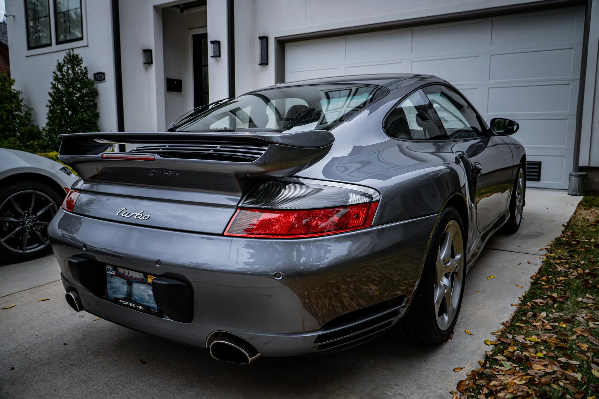 Grey Porsche 911 detail Houston TX