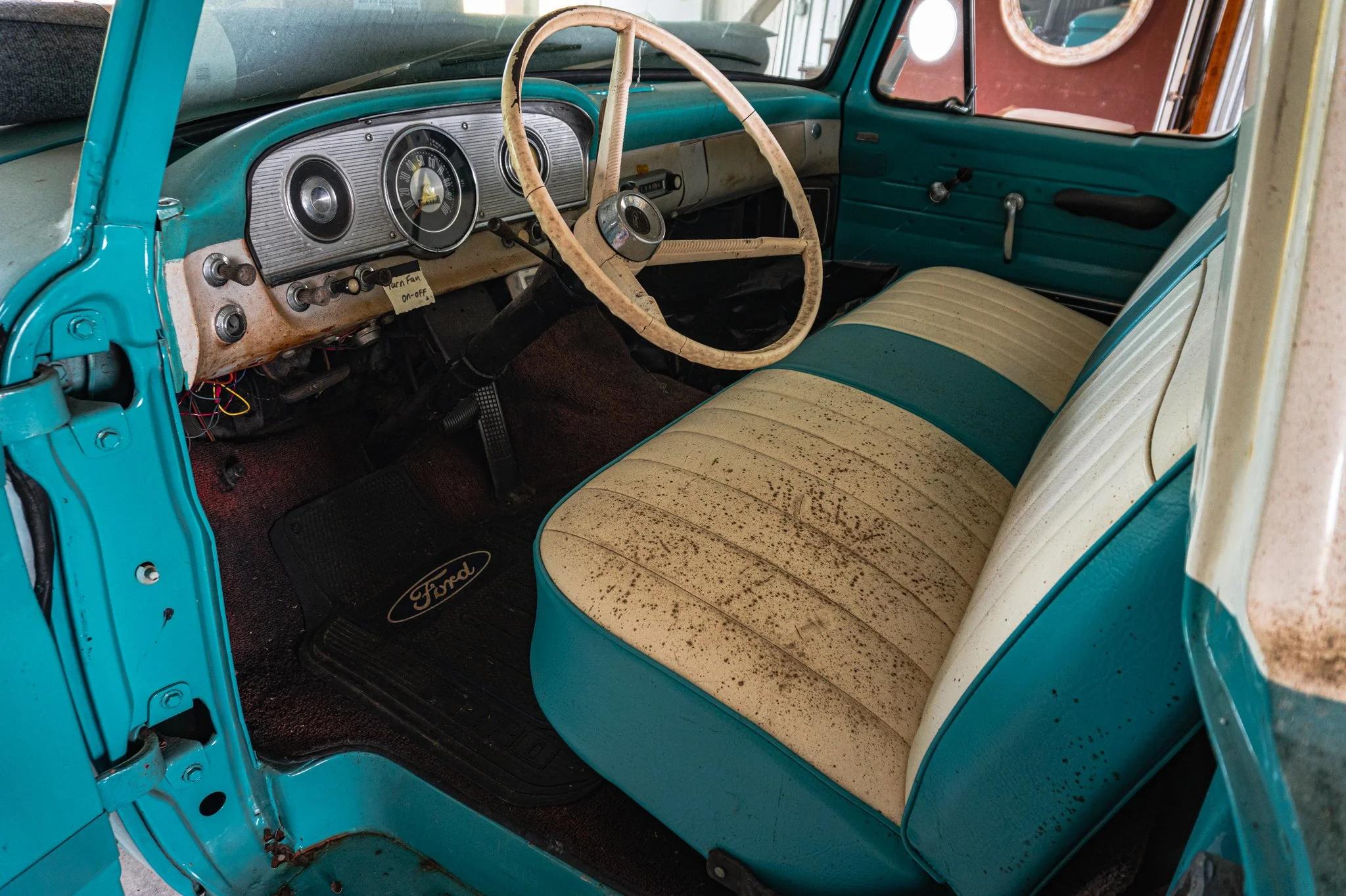 Car interior before detail Houston TX