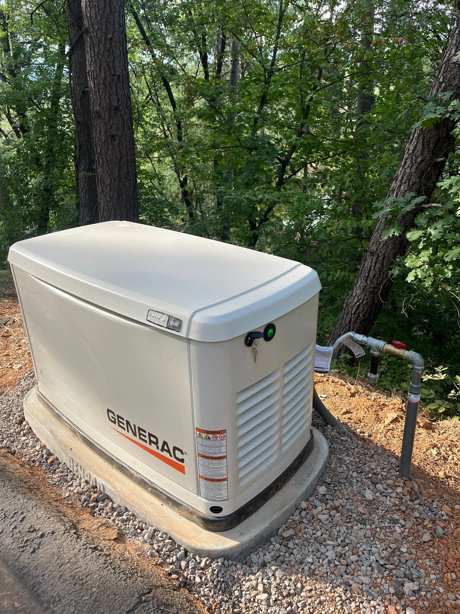 Generac standby generator installed by Bess Electric