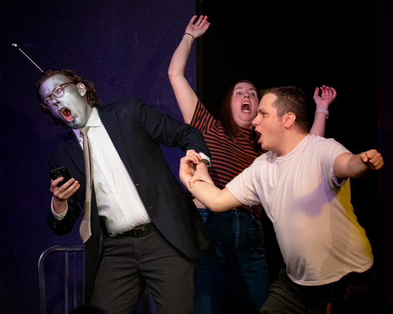 The Life Robotic performing improv comedy in Minneapolis
