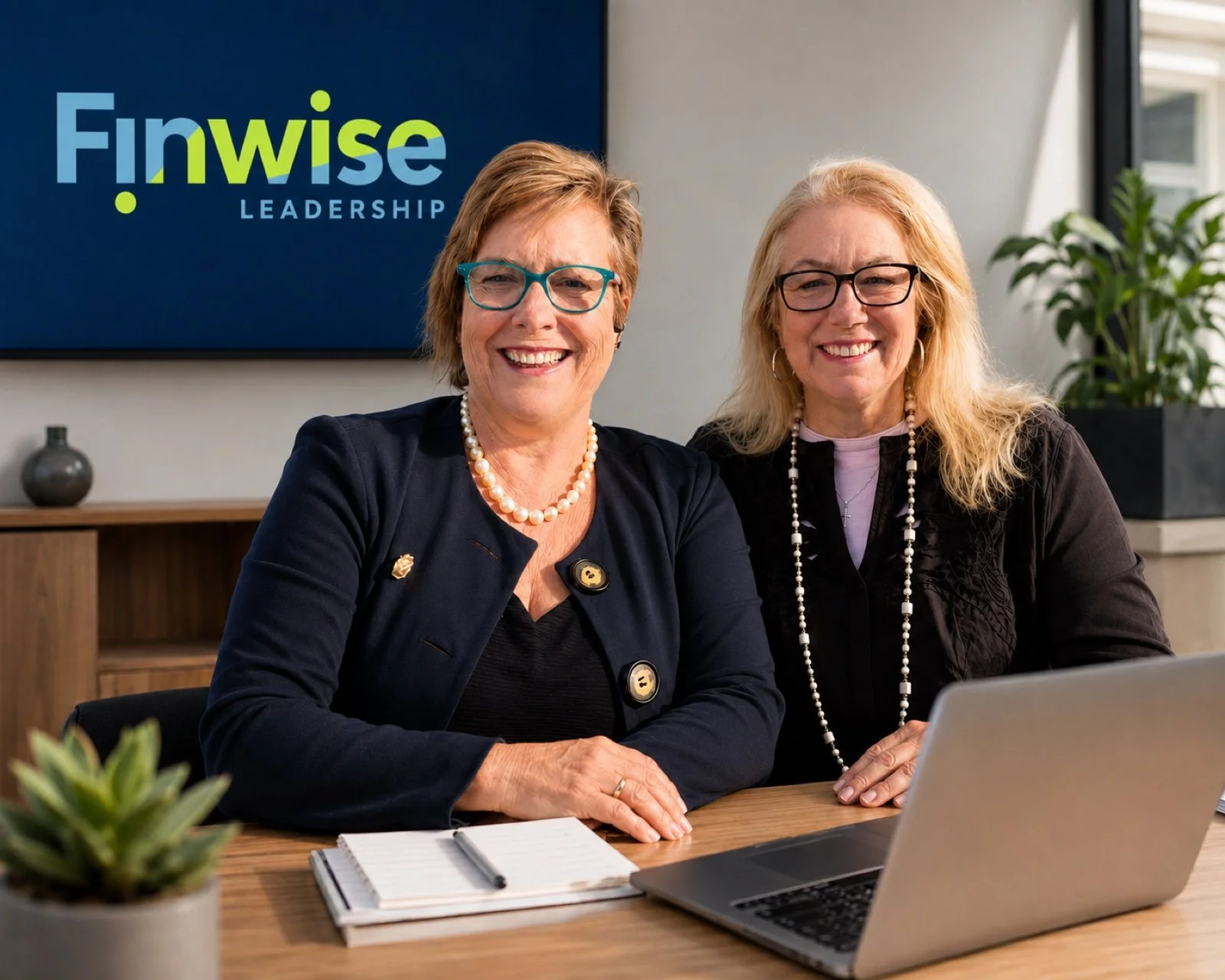 Julie Matheson and Marie Richardson, the partnership behind Finwise Leadership Australia