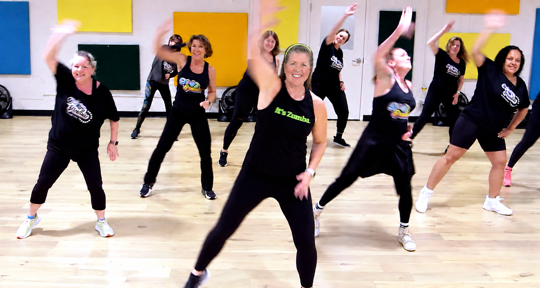 A joyful Body Positive Dance Fitness class in motion