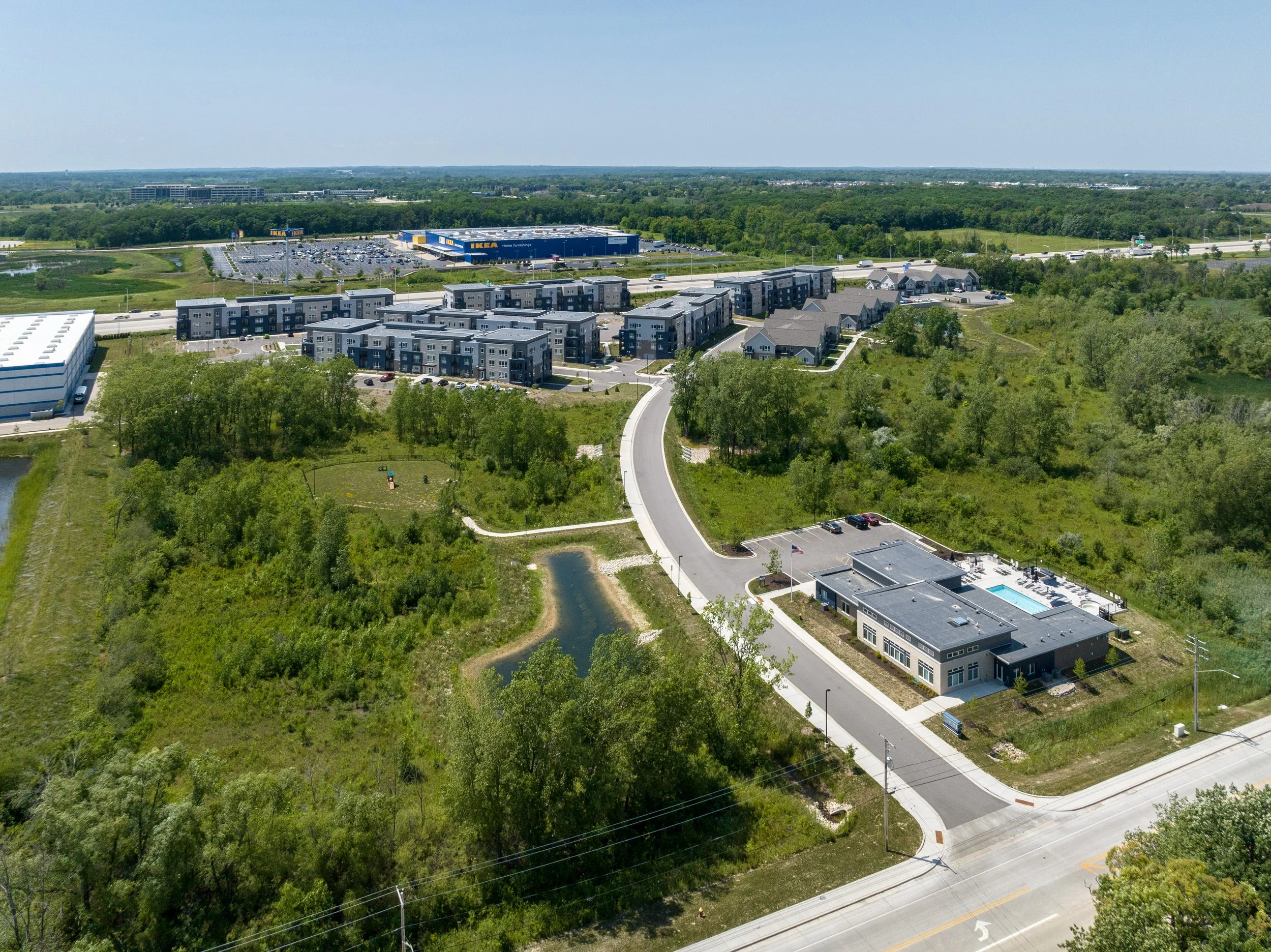 HUB13 aerial overview