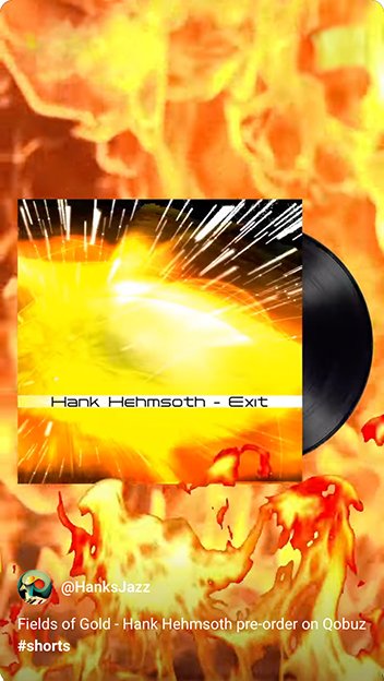 Fields of Gold sample track from Hank Hehmsoth’s album Exit, featured in a YouTube Short performance.