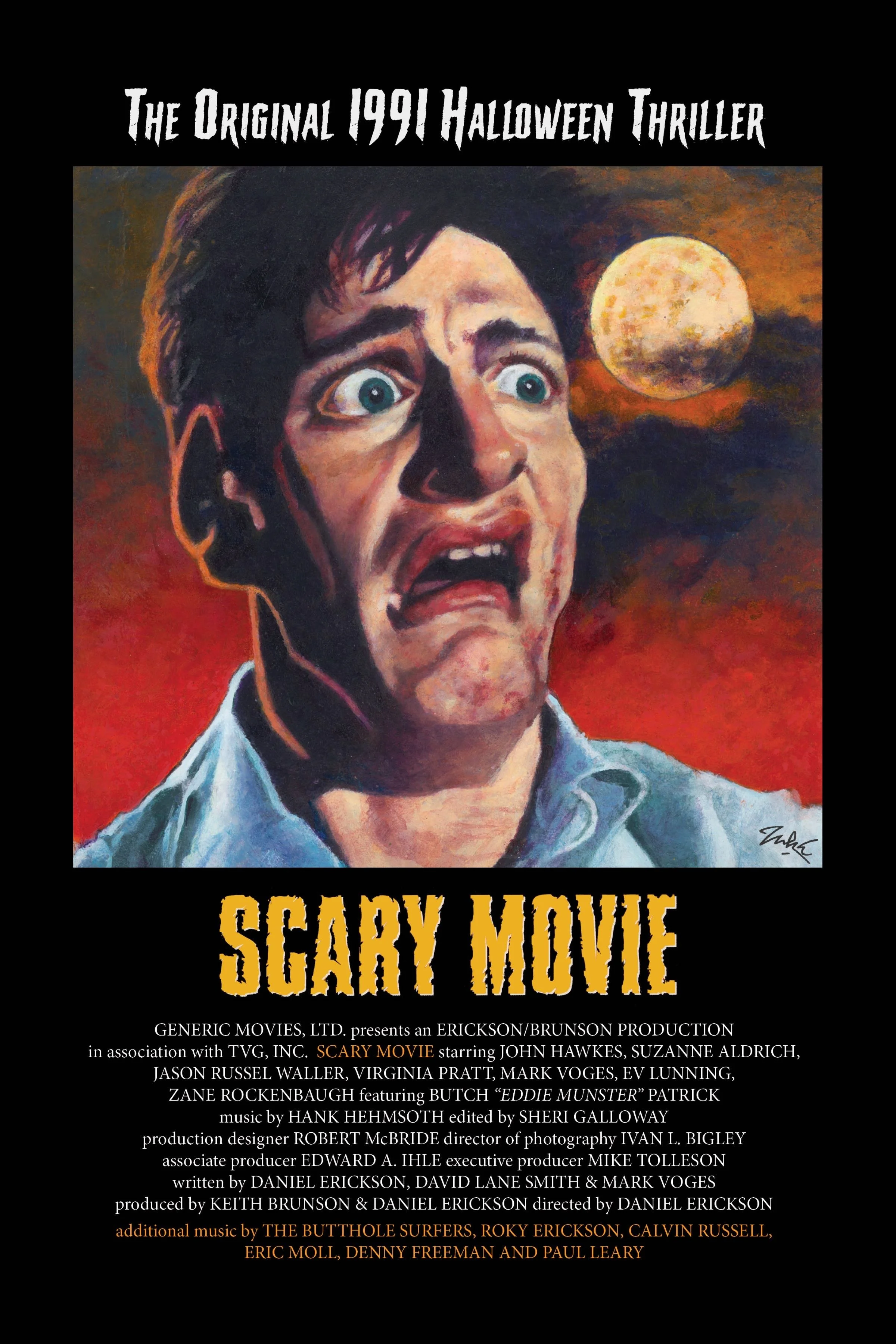 Scary Movie (1991) — poster art by Guy Juke