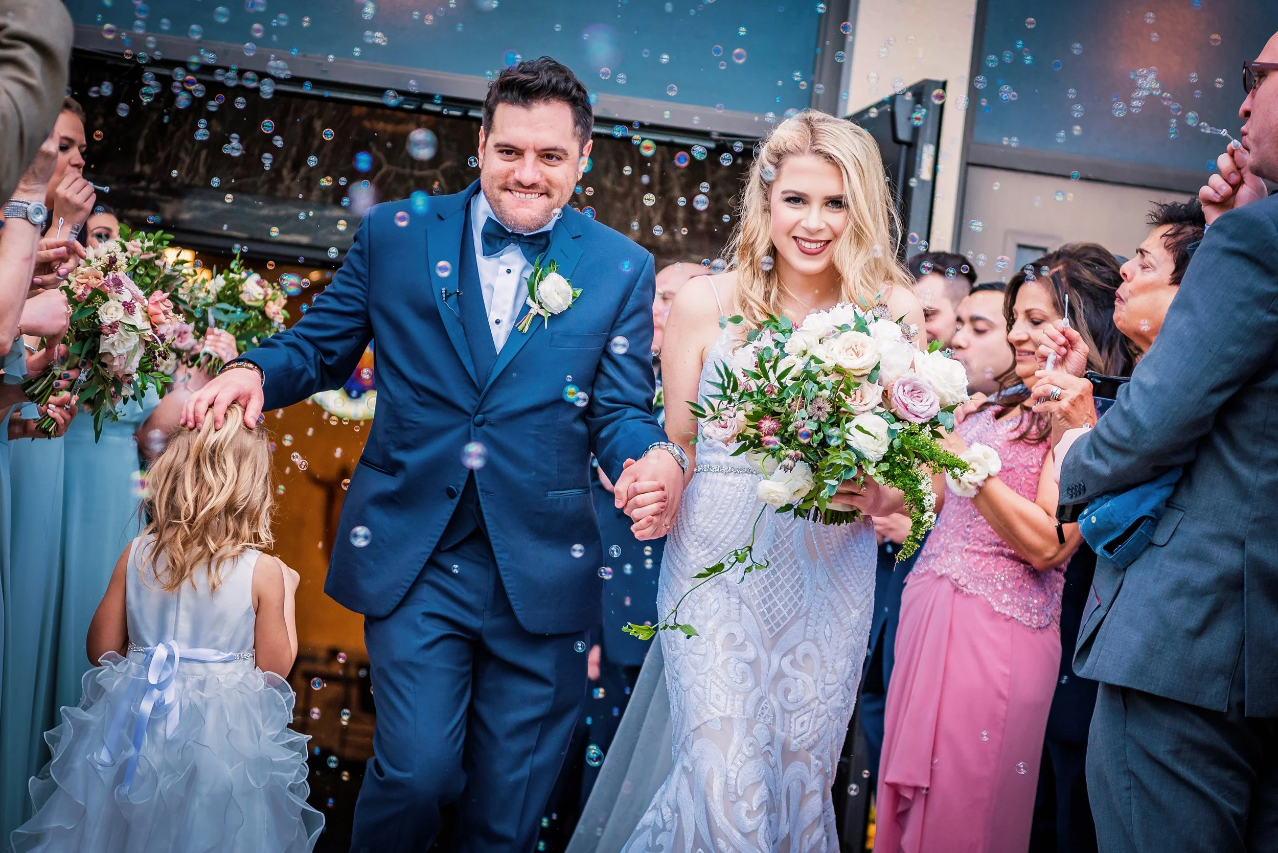 Joyful candid after the ceremony