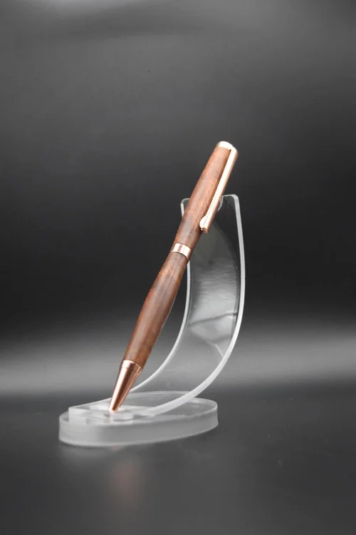 Afzelia Burl Slim Pen