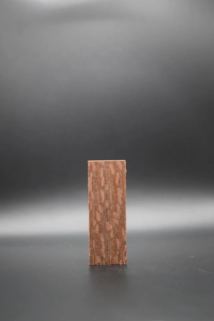 A block of leopard wood