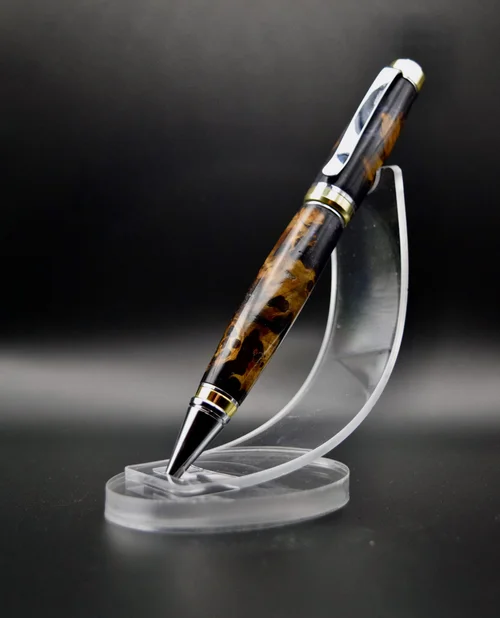 Dark burl and resin