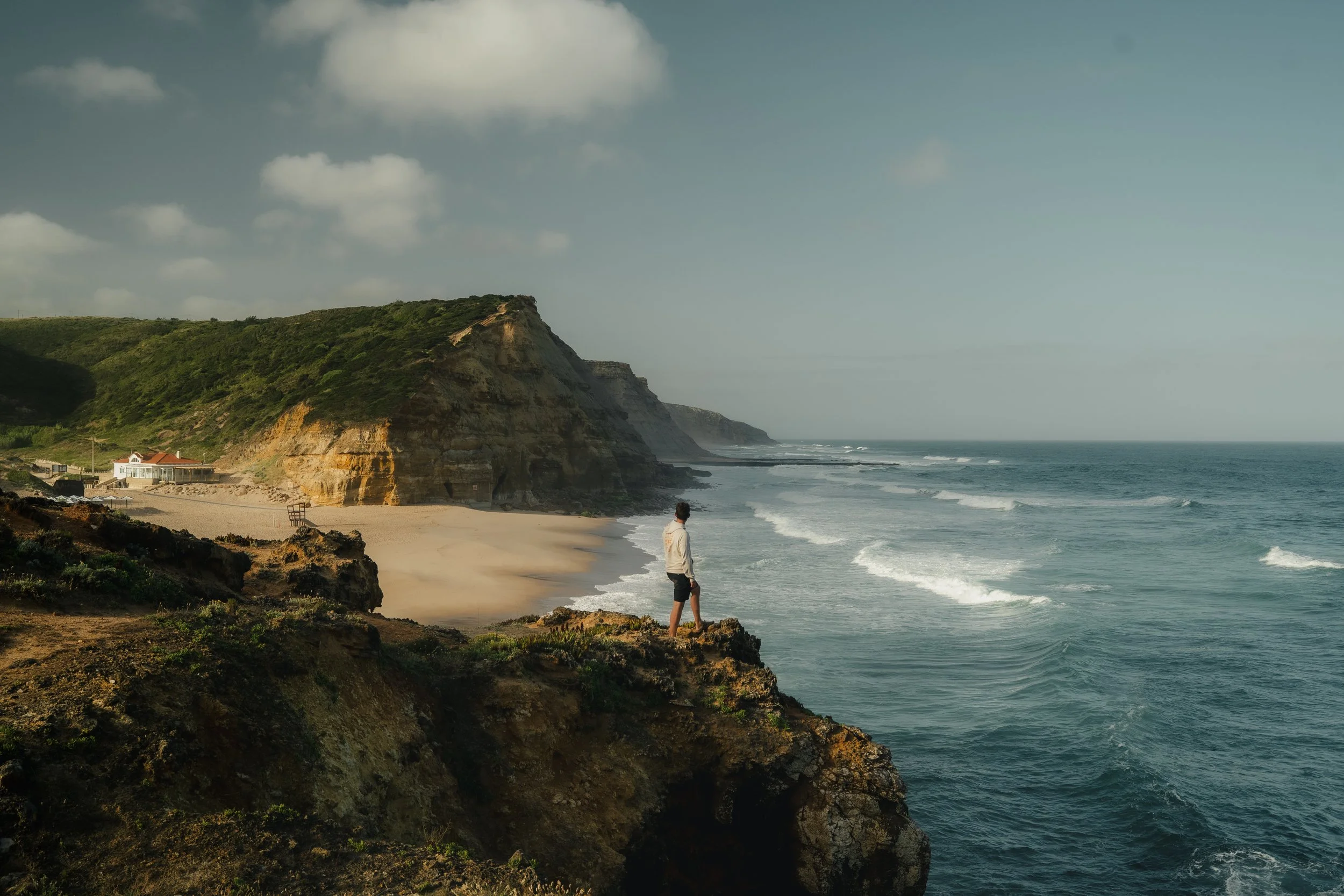 Florian Kirschbaum an der portugiesischen Atlantikküste