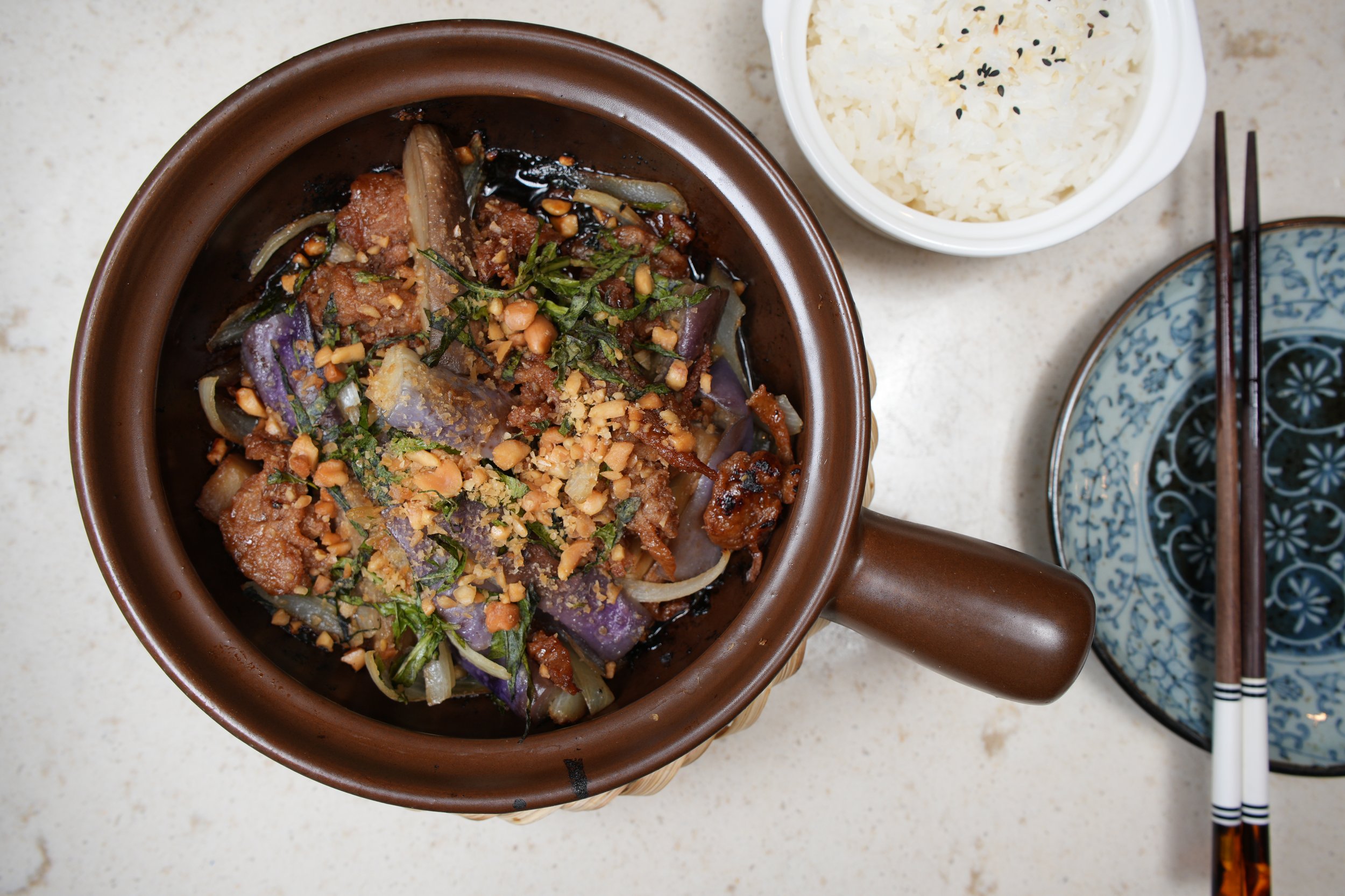 Eggplant Claypot