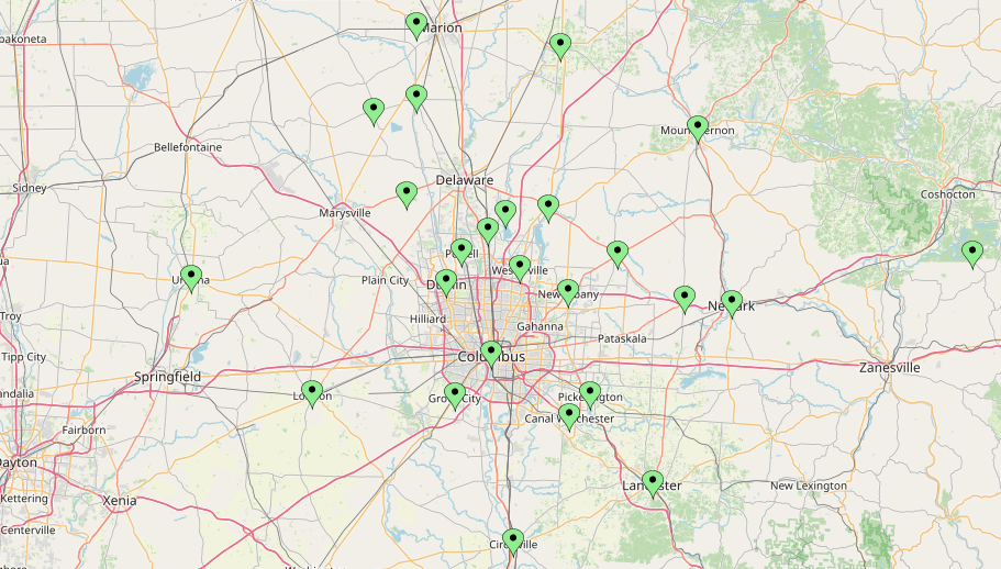 Service Area Map