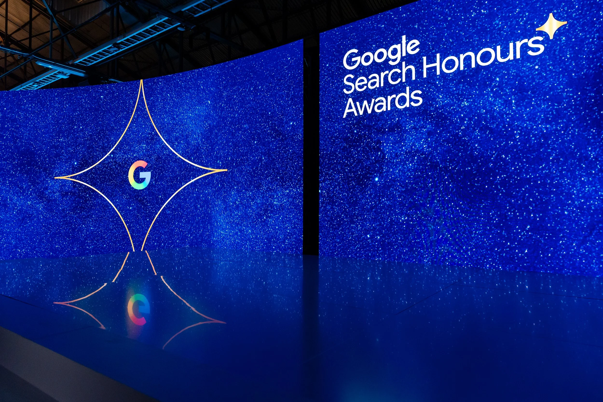 Google Search Honours Awards event photography — hero image