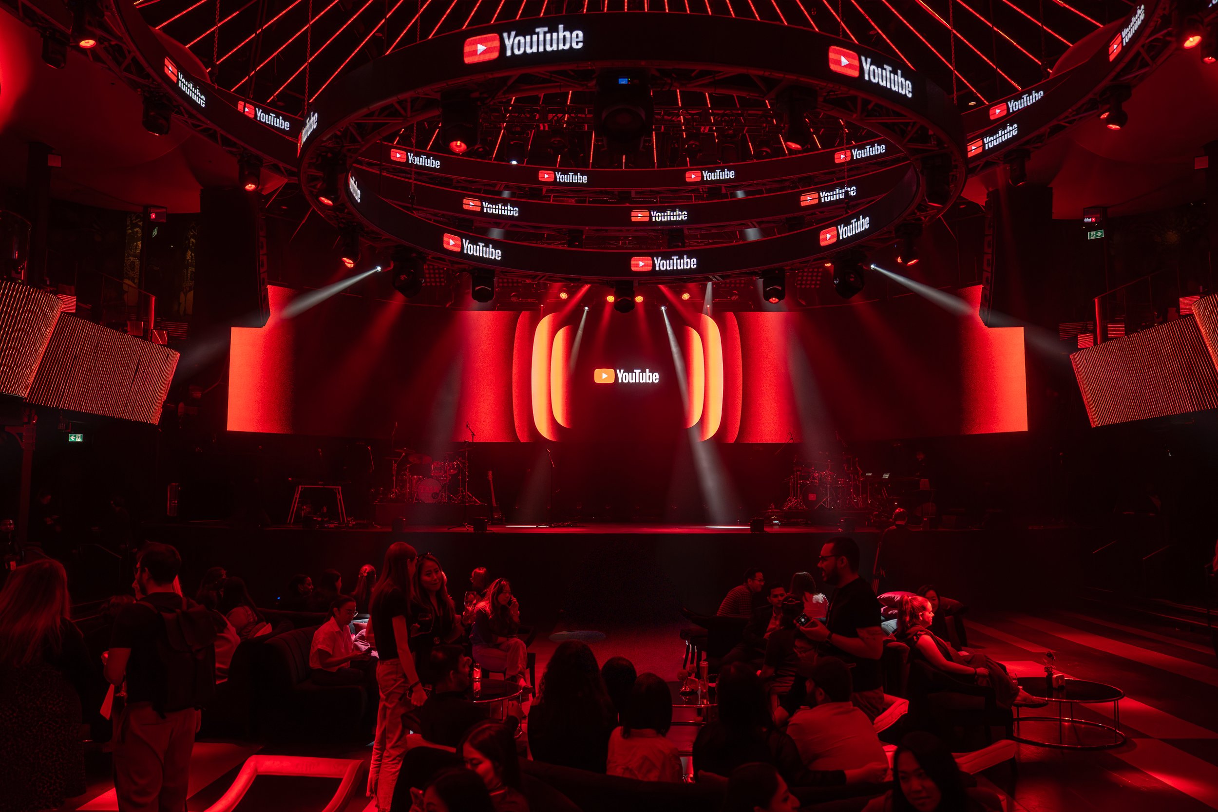 Venue wide at YouTube Features 2025, photographed by Uptown Media