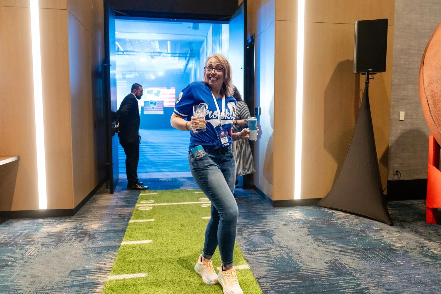 Golf activity at Topgolf Maker 2026, photographed by Uptown Media