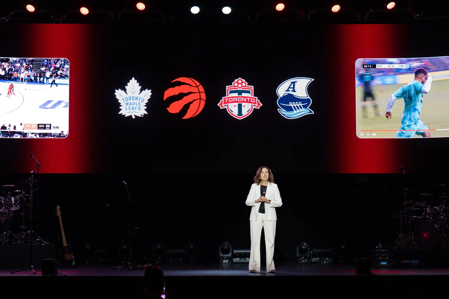 Sports presentation at YouTube Features 2025, photographed by Uptown Media