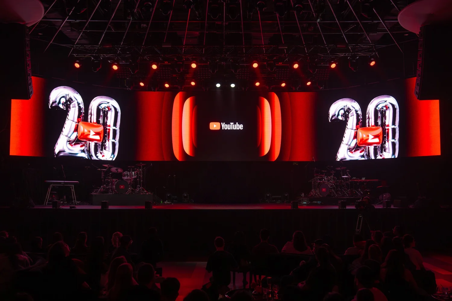 Anniversary stage at YouTube Features 2025, photographed by Uptown Media