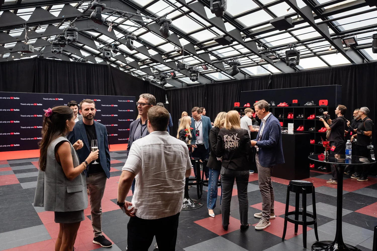 Networking wide at YouTube Features 2025, photographed by Uptown Media