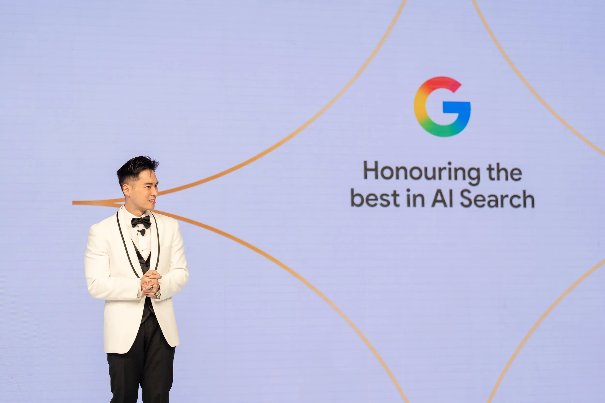 Google Search Honours Awards event photography — atmospheric event frame
