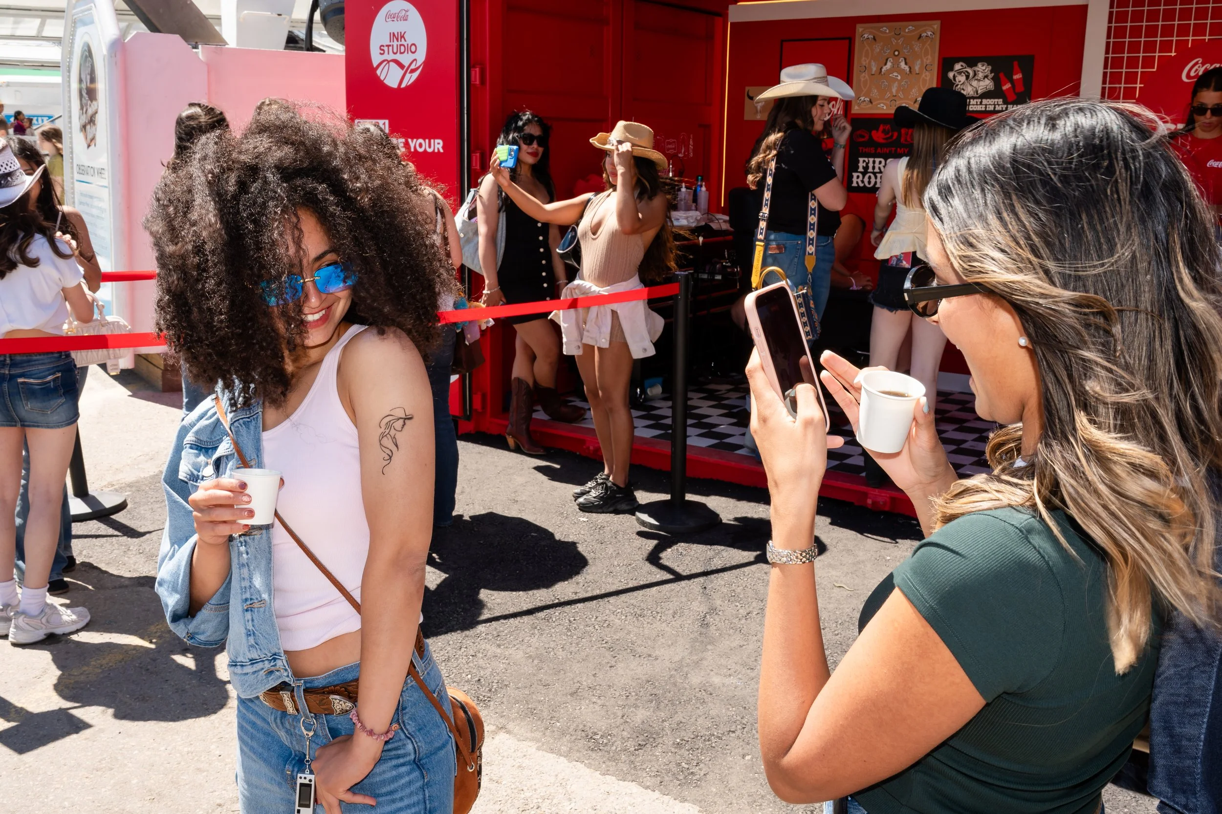 Coca-Cola Stampede activation photography — hero image