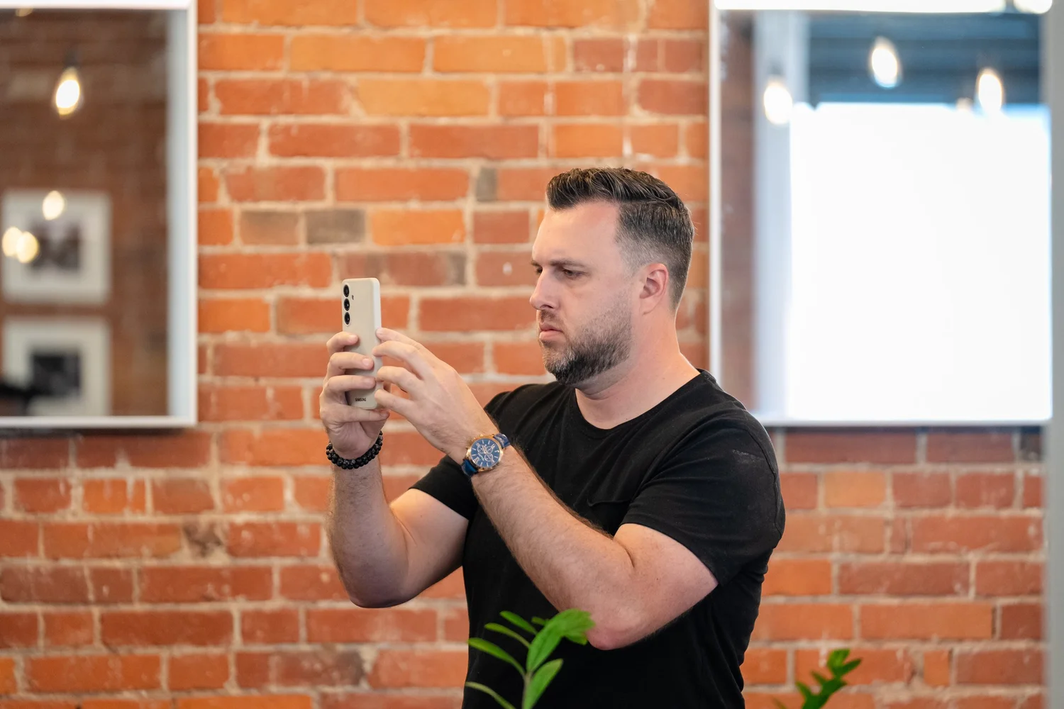 Guest recording at Toronto Tech Week, photographed by Uptown Media