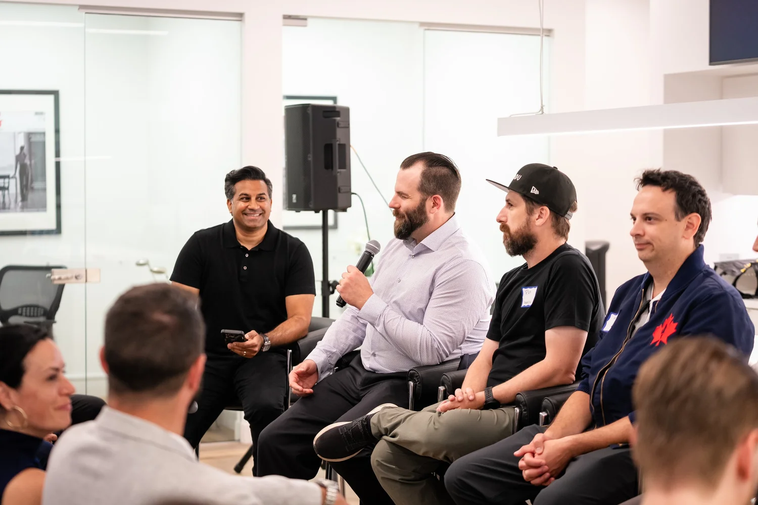 Panel discussion at Toronto Tech Week, photographed by Uptown Media
