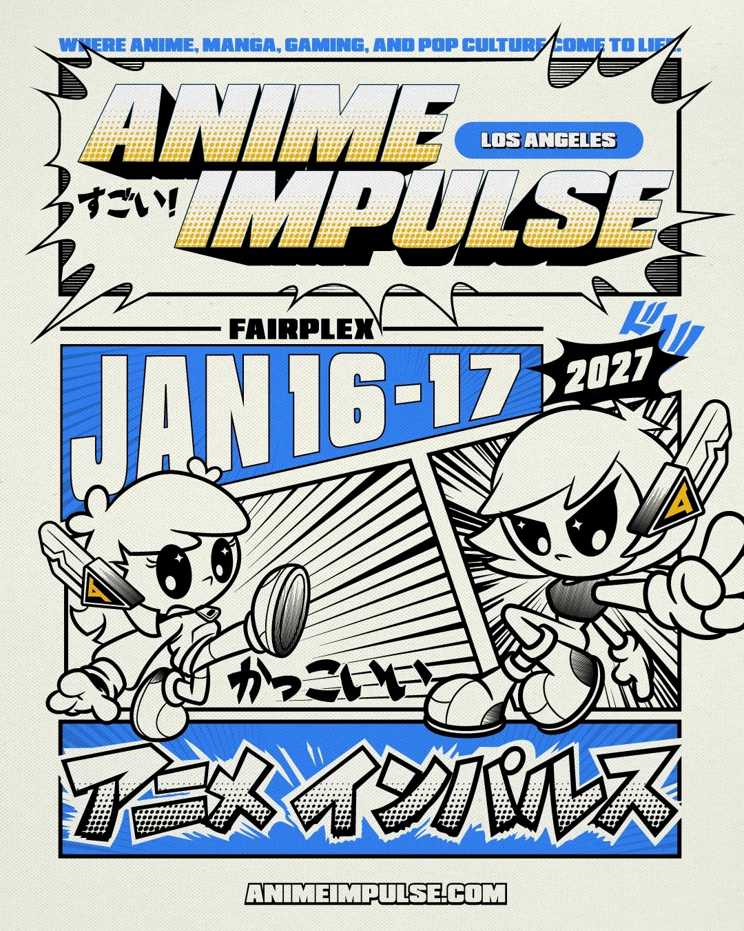 ANIME IMPULSE LOS ANGELES 2027 Poster