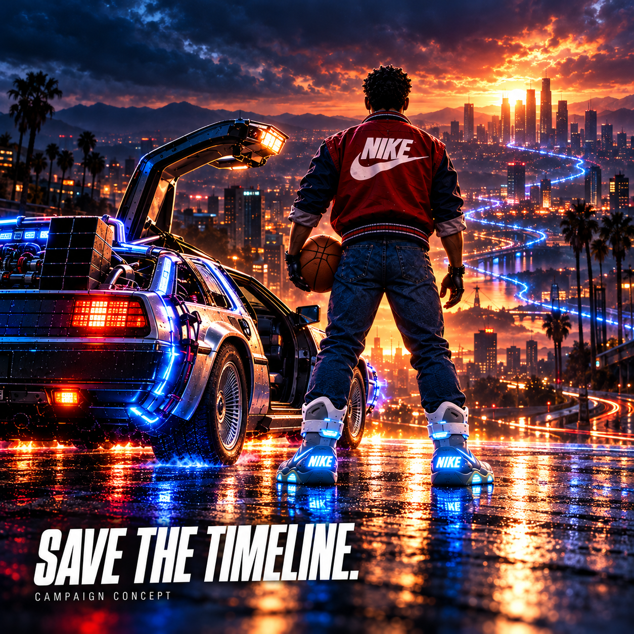 Nike Save the Timeline cinematic campaign concept cover