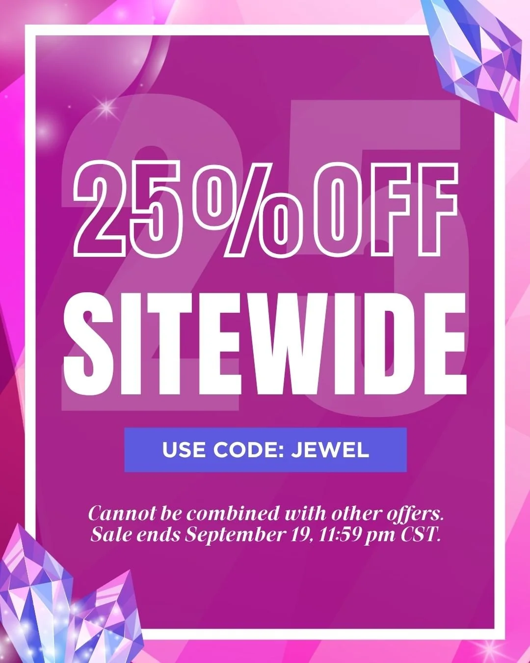 Rhinestone Sitewide Sale