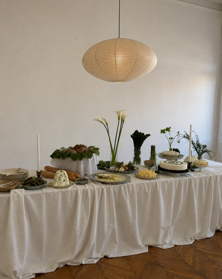 Intimate dining table setting