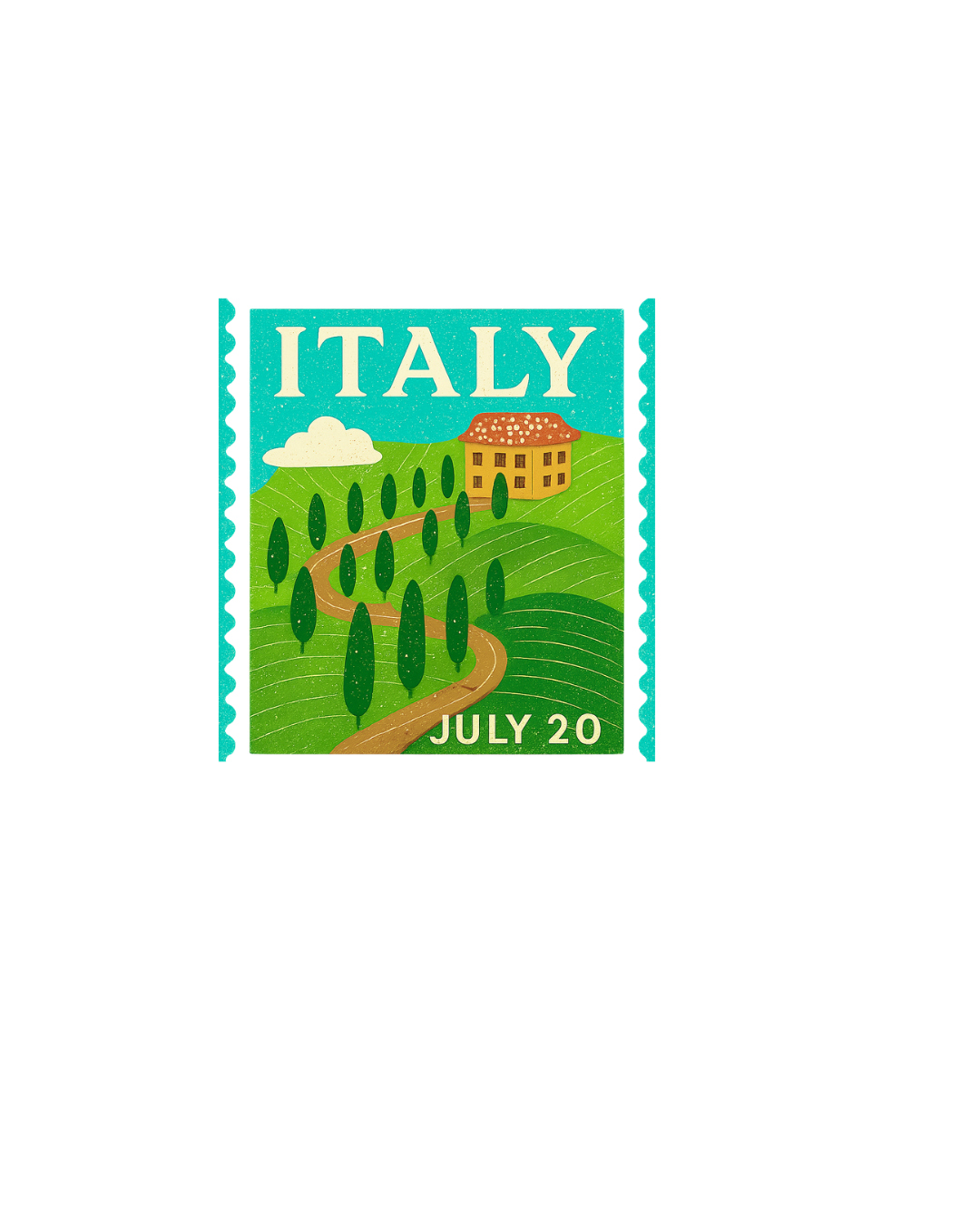 Italy stamp
