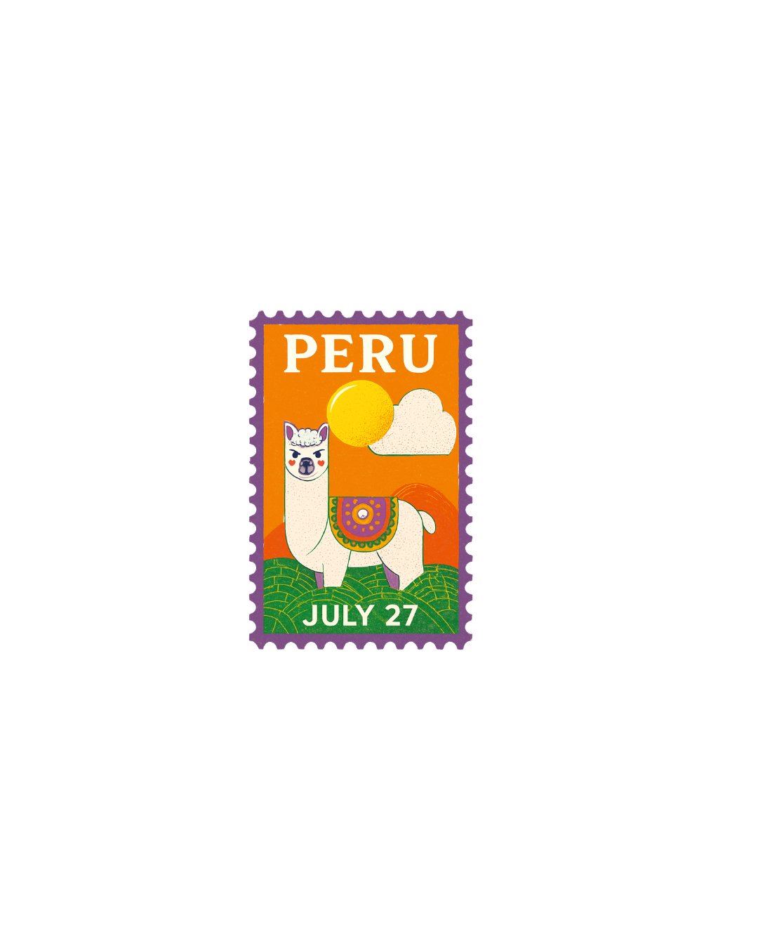 Peru stamp