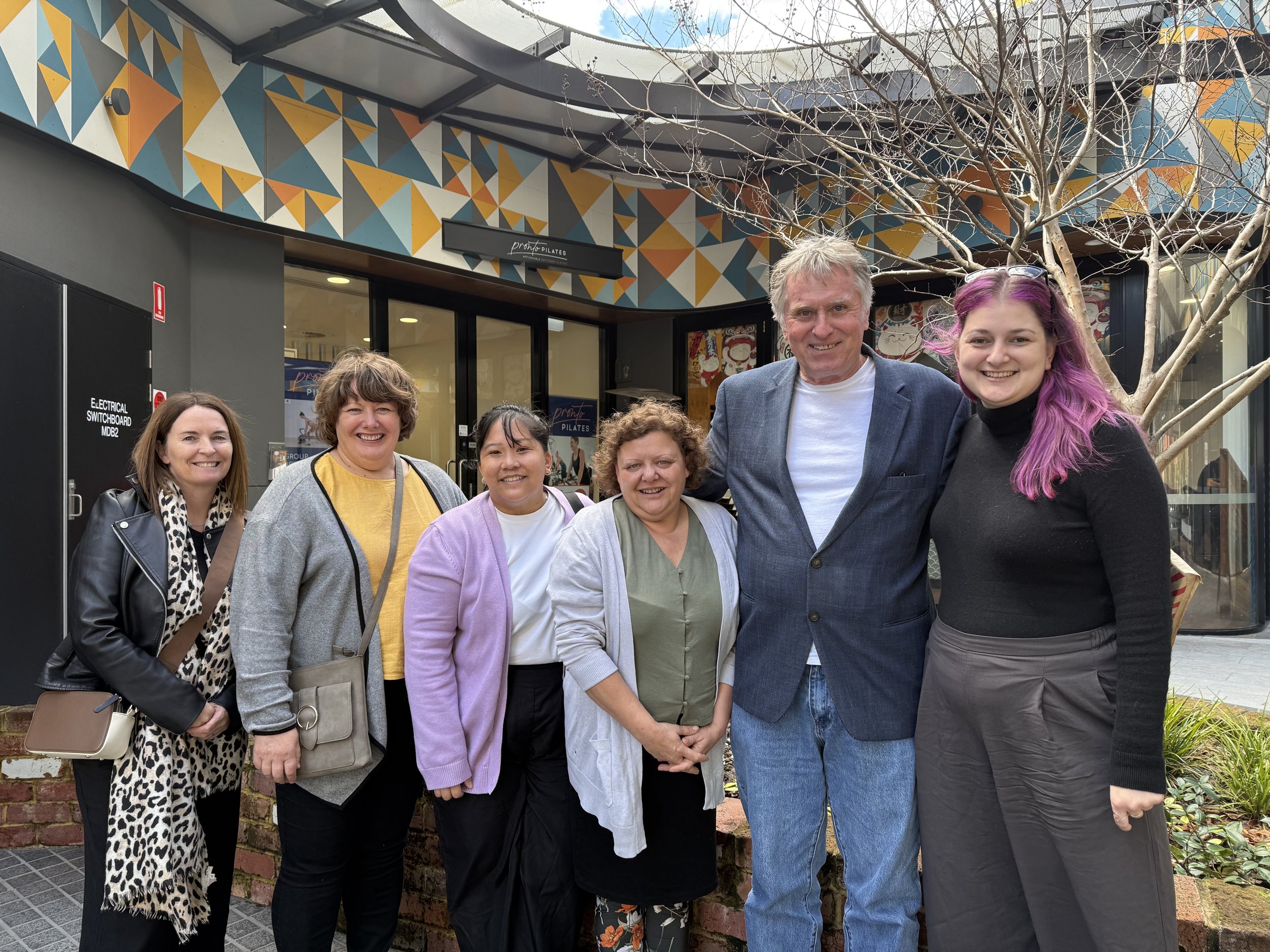 The Therapy In The Outback team together