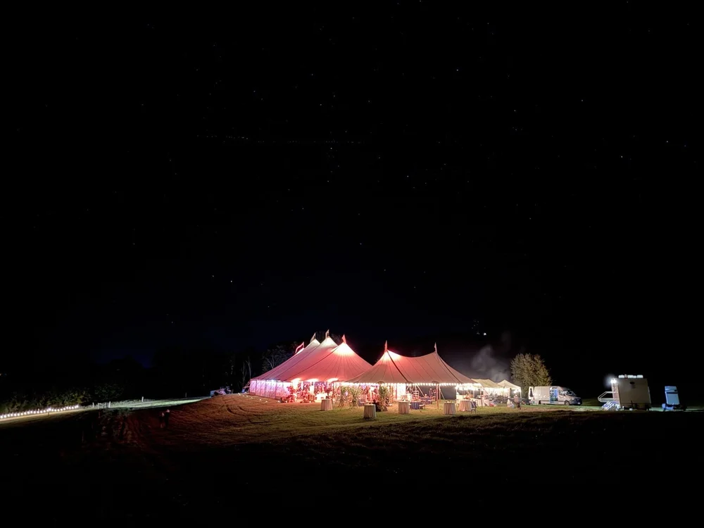 Tented wedding planned by Danielle McFarland