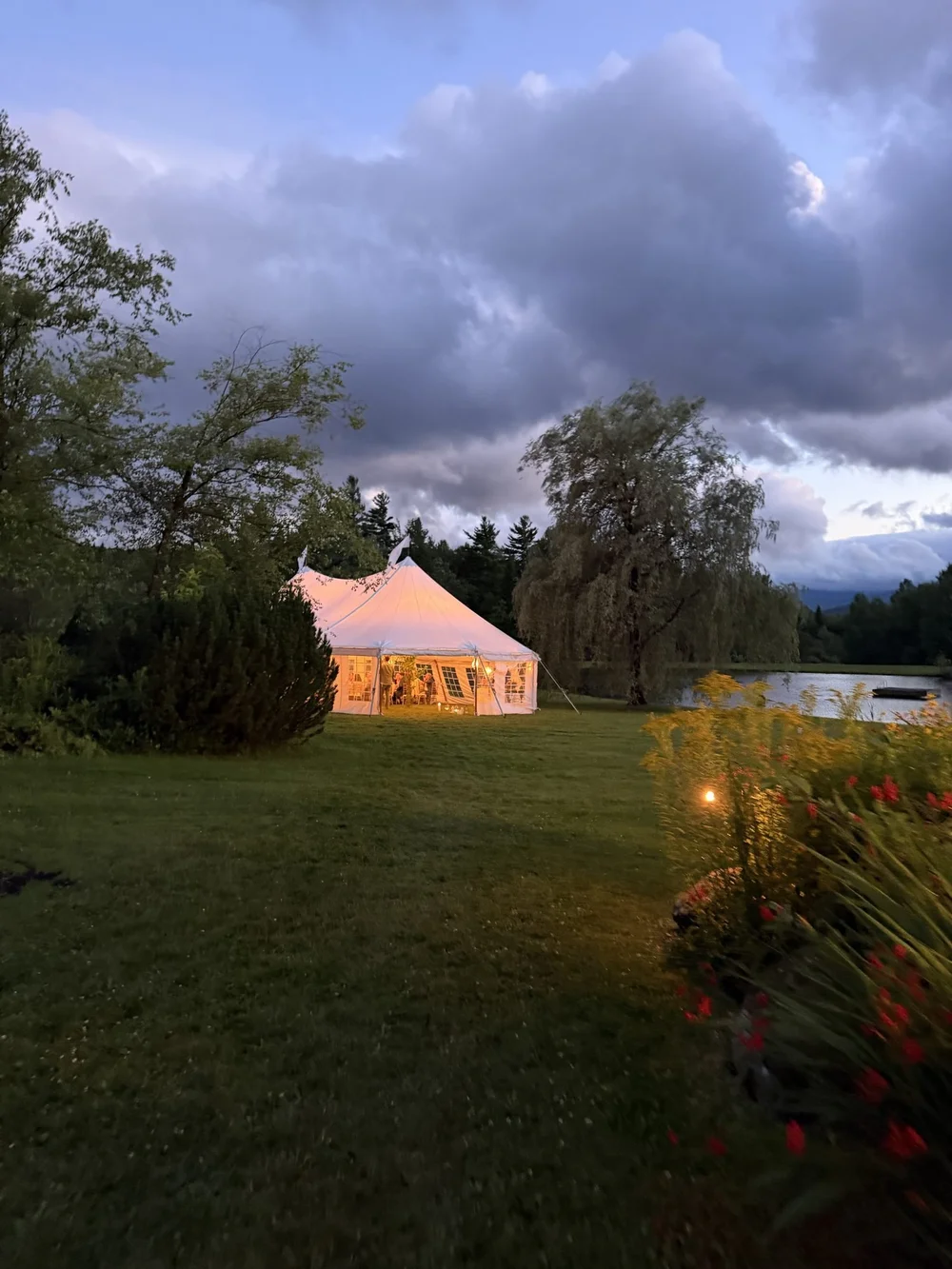 Tented wedding planned by Danielle McFarland
