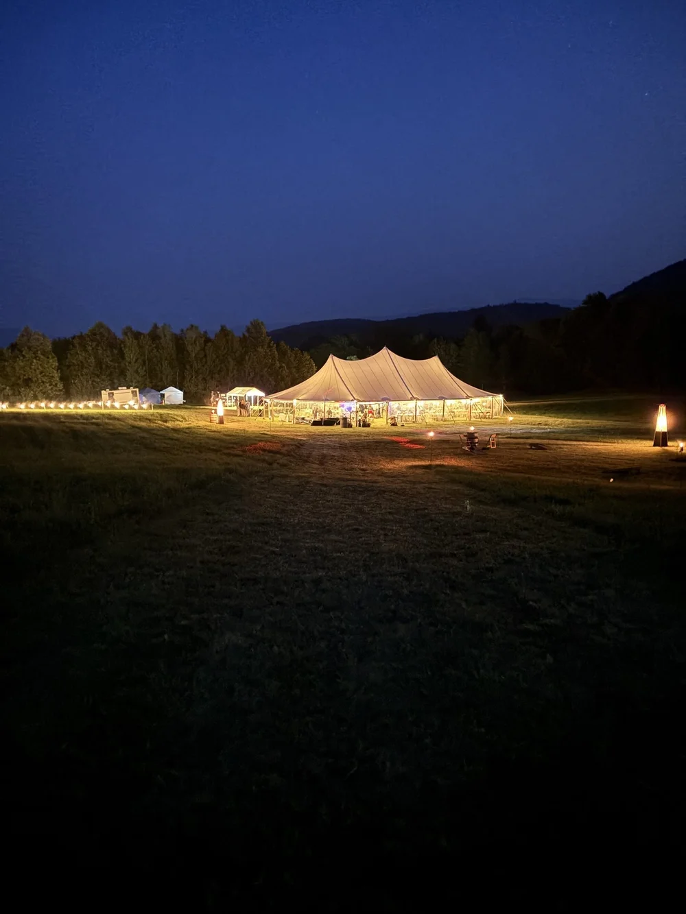 Tented wedding planned by Danielle McFarland