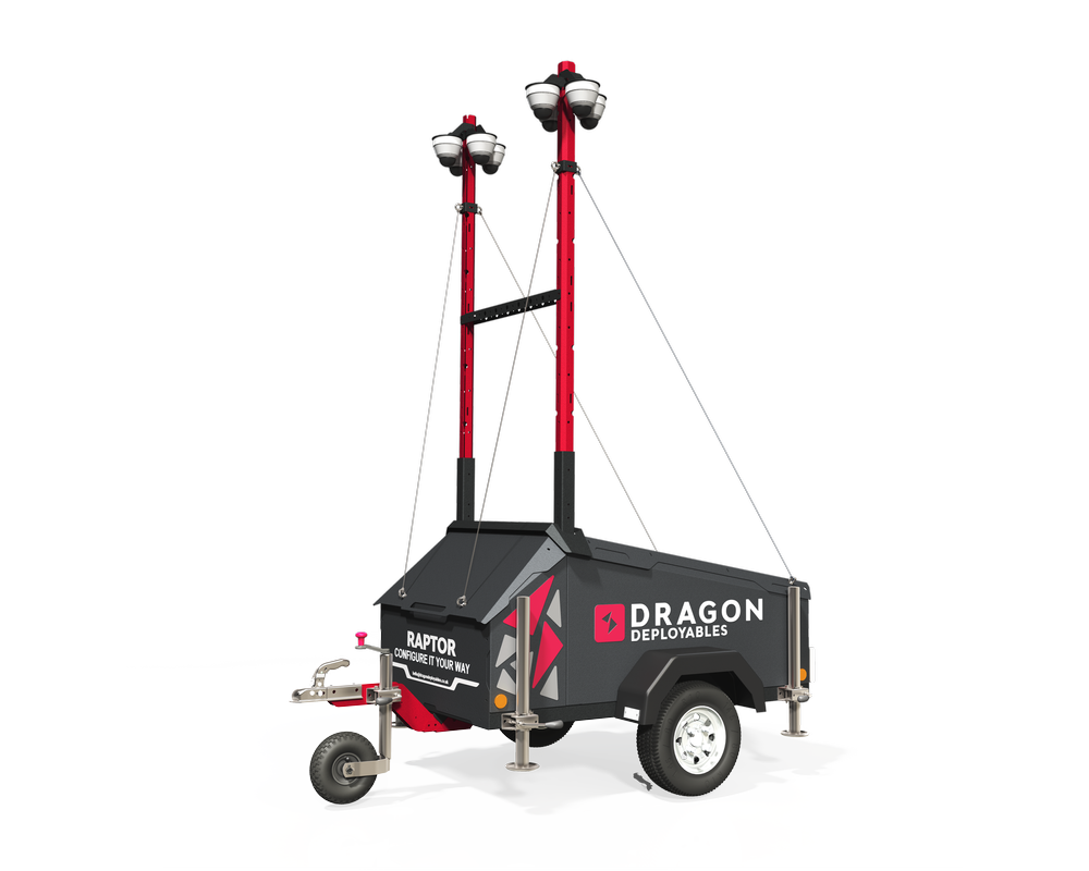 Dragon Deployables Raptor mobile CCTV tower