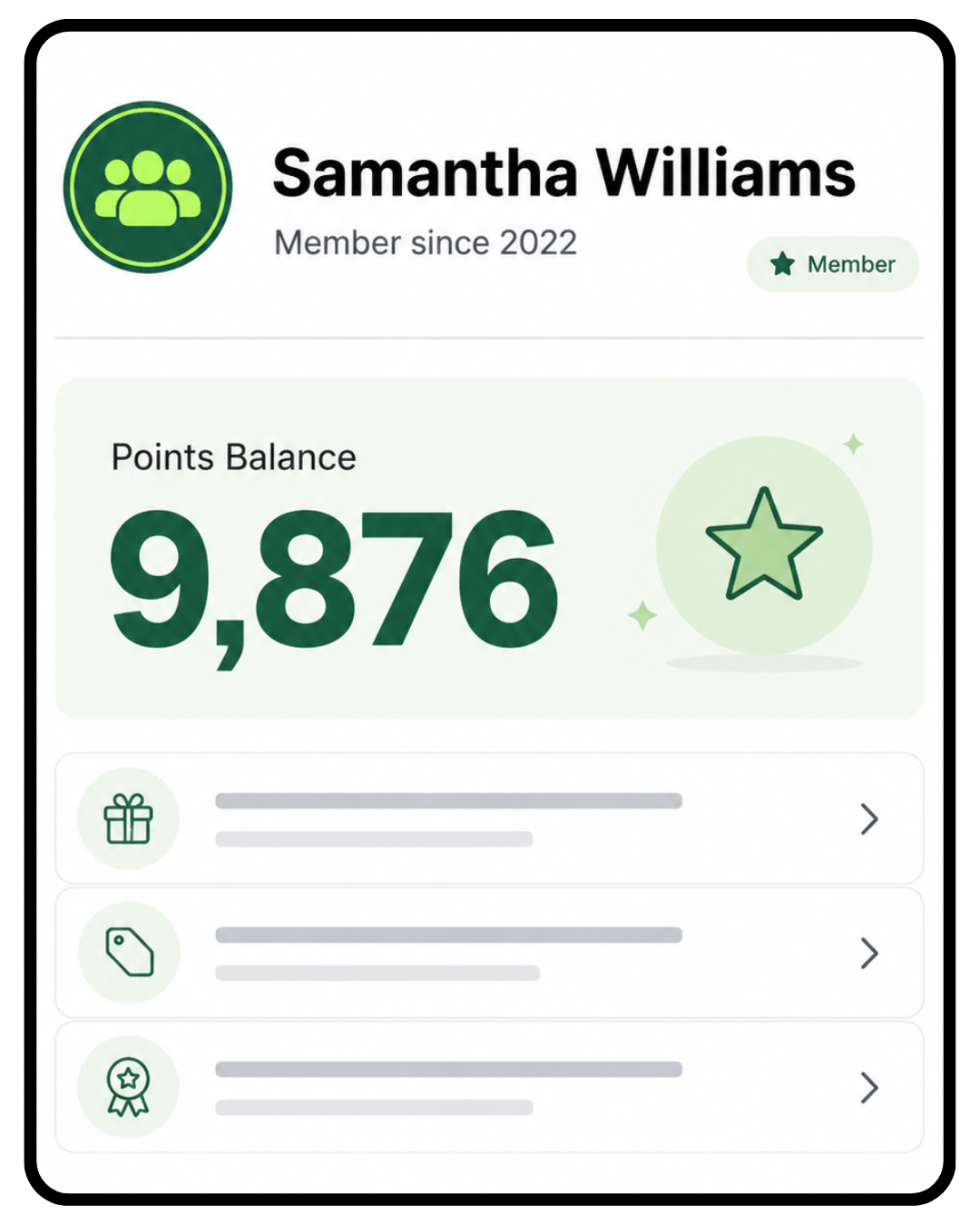 Clover customer rewards points and loyalty tracking