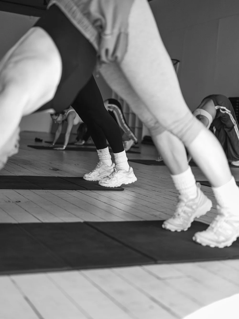 Members moving through a Sweat class