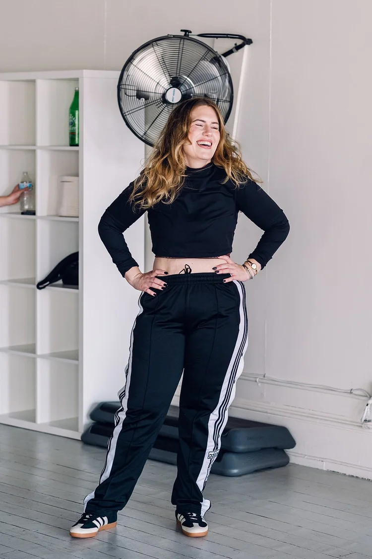 A member at the studio