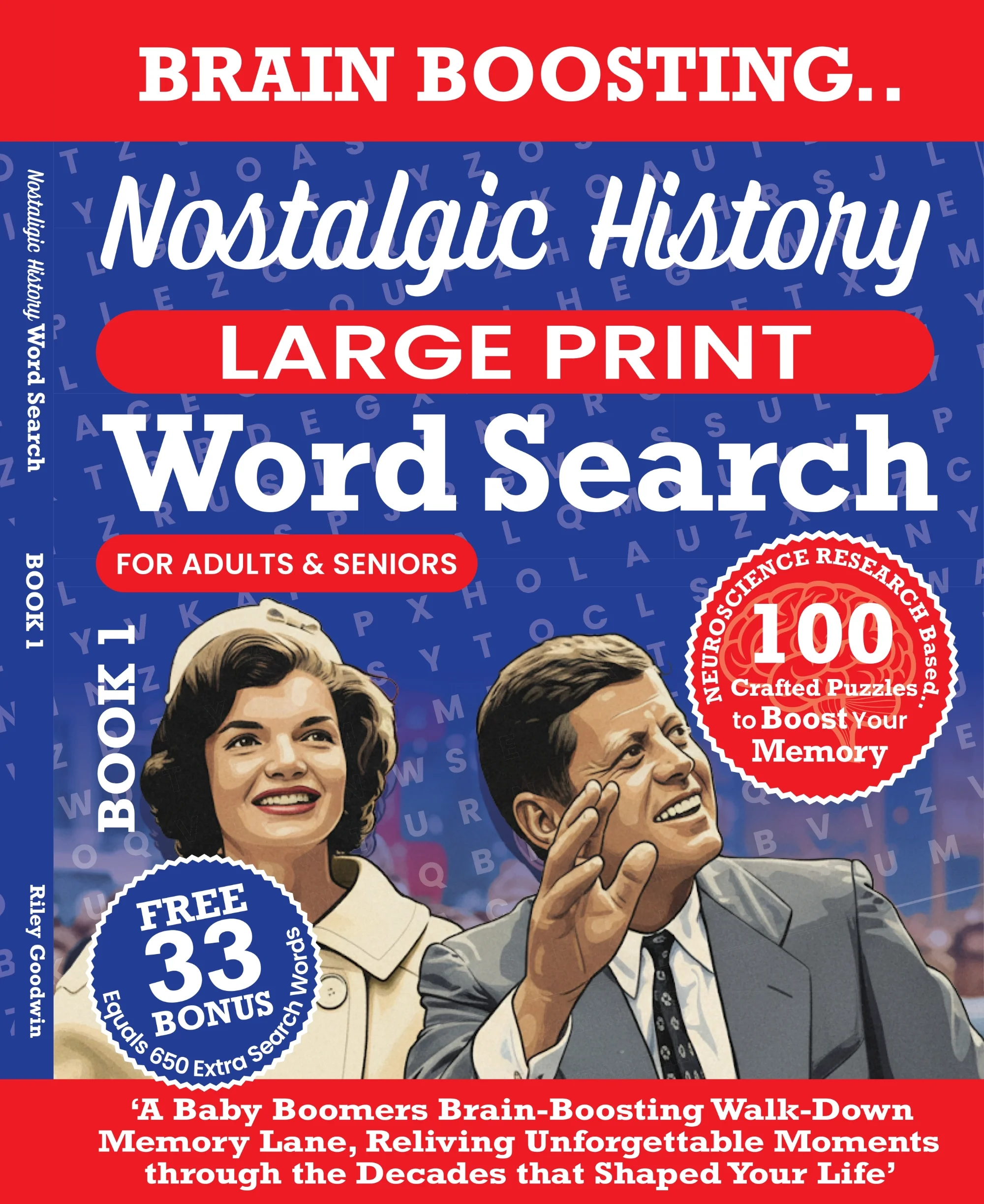 Nostalgic History Word Search — Book 1 cover