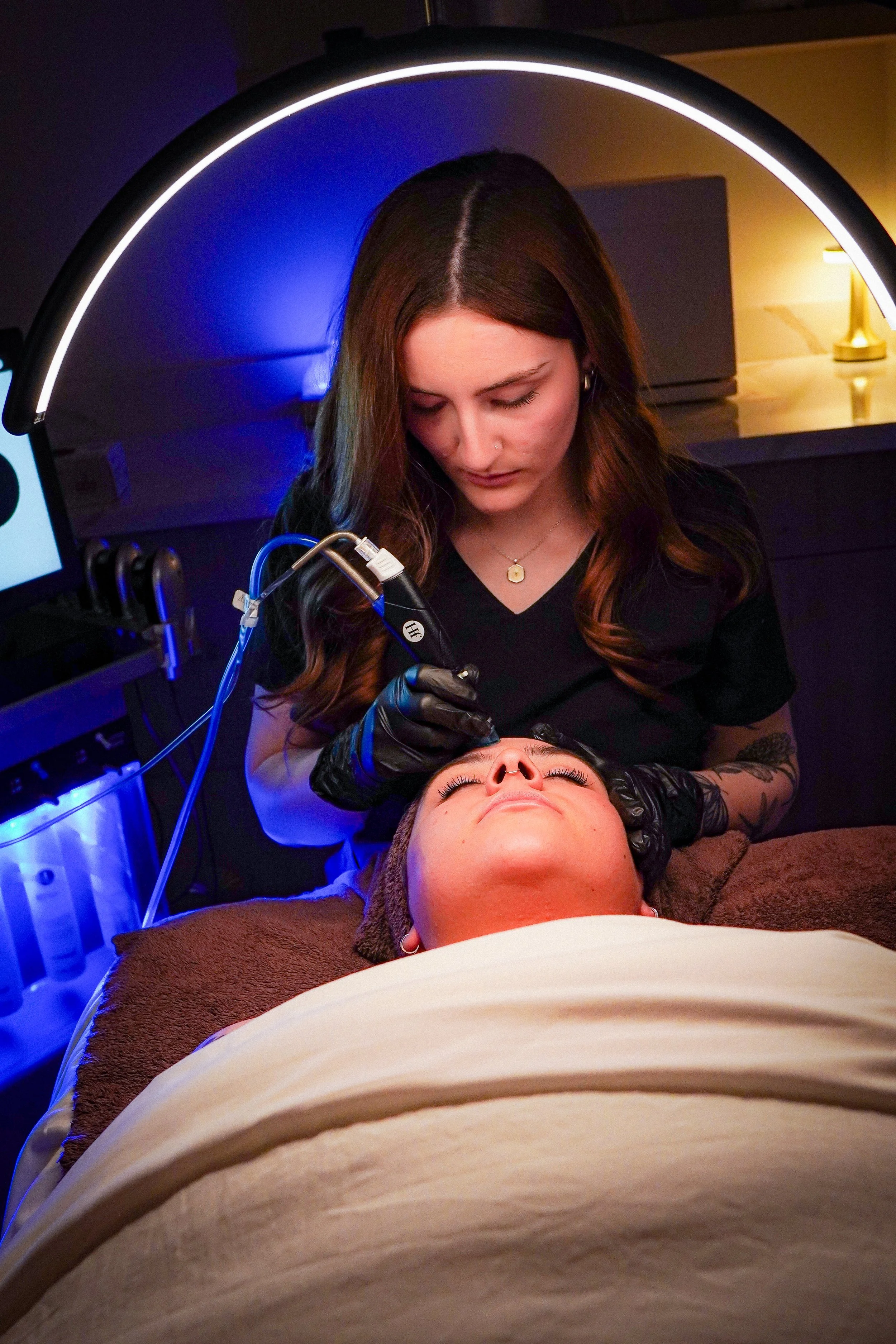 HydraFacial treatment room