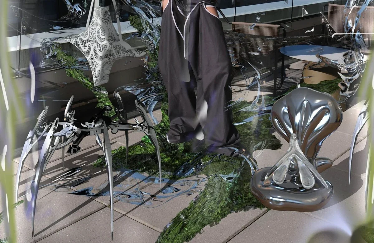 CLO: inflatable virtual fashion workshop visual