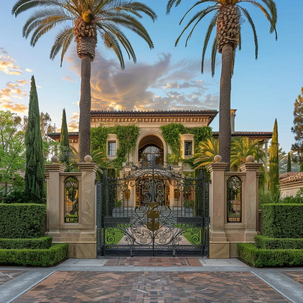 Luxury Beverly Hills mansion exterior illustrating probate estate resolution testimonial