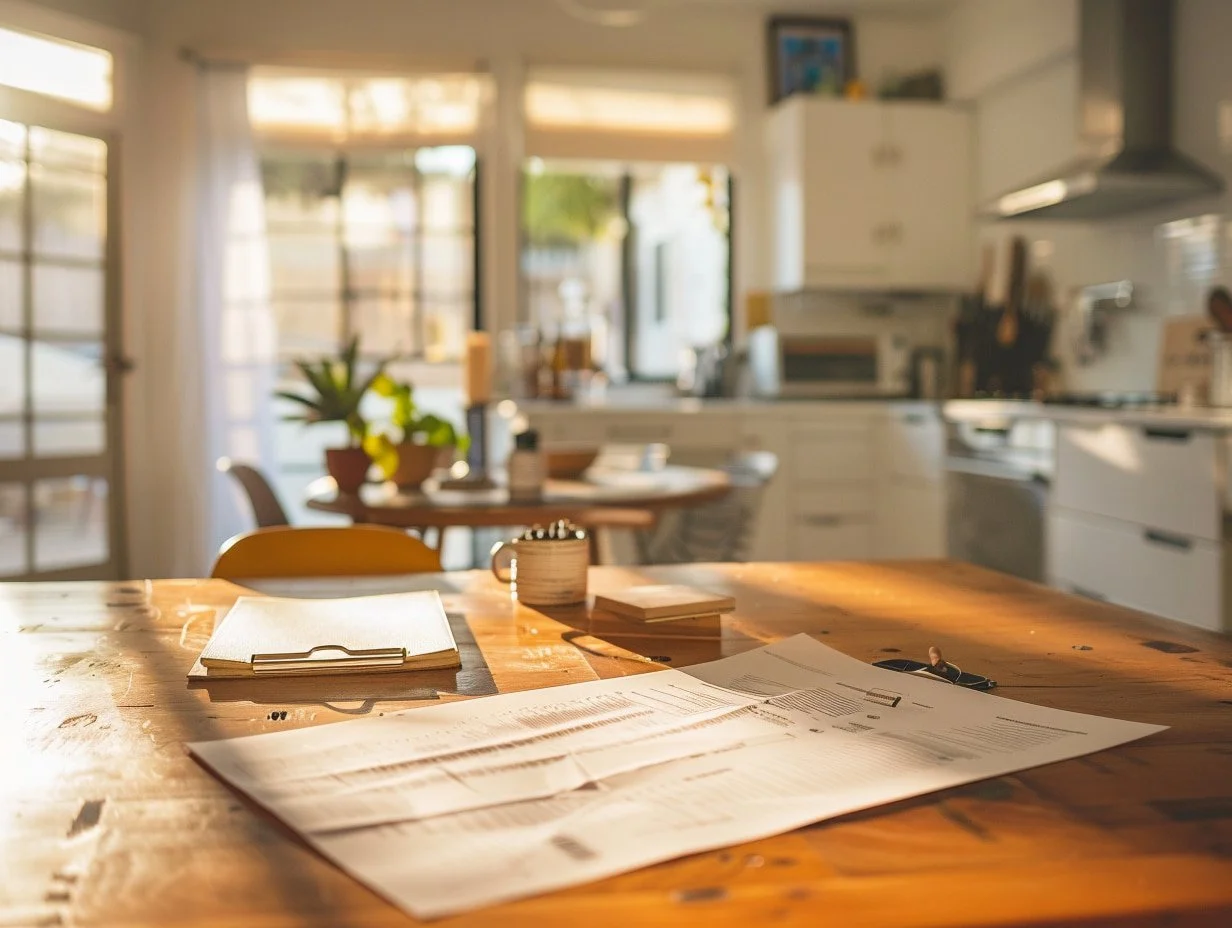 West Torrance condo interior—probate appraisal desk, valuation scene