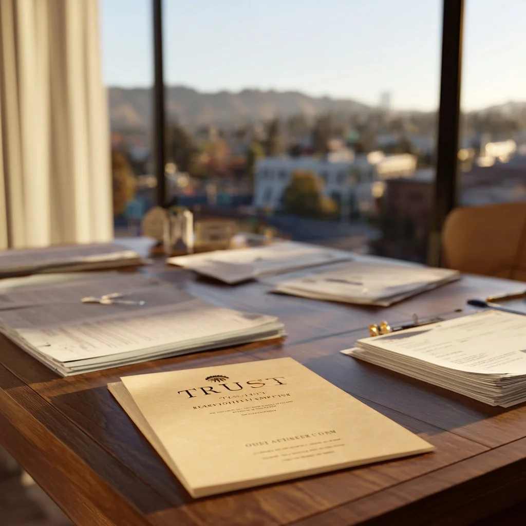 Trust administration documents and valuation file for successor trustees