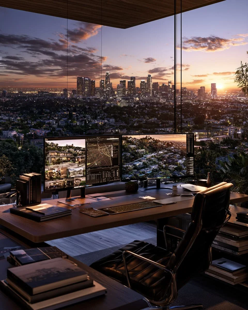 Professional residential market analysis using comparable property information and neighborhood mapping